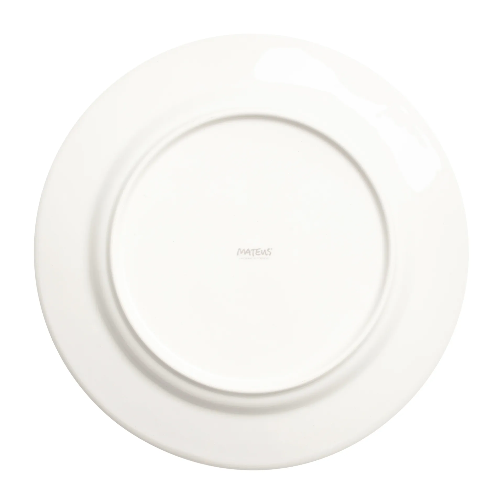 Lace plate 25 cm, White Mateus