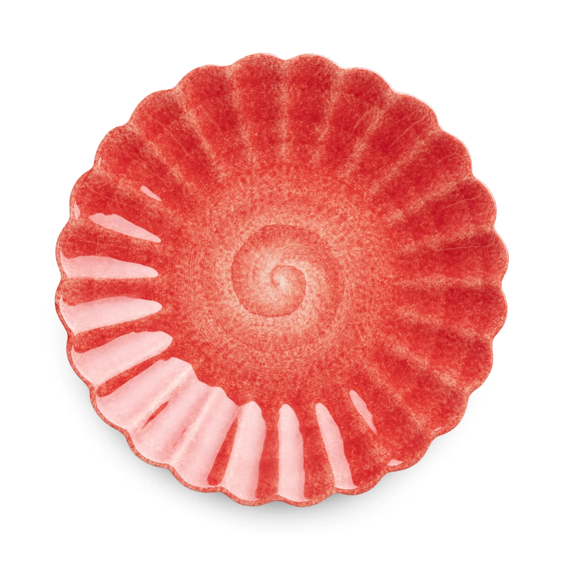 Oyster plate 20 cm, Red Mateus
