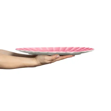 Oyster saucer 30x35 cm - Pink - Mateus