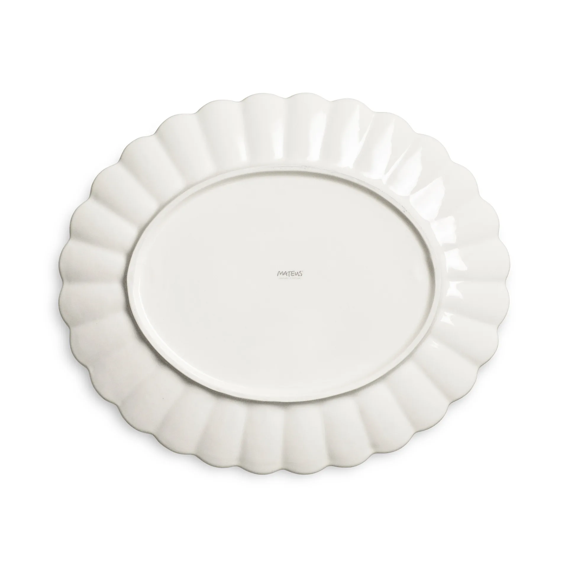 Oyster saucer 30x35 cm, Sand Mateus