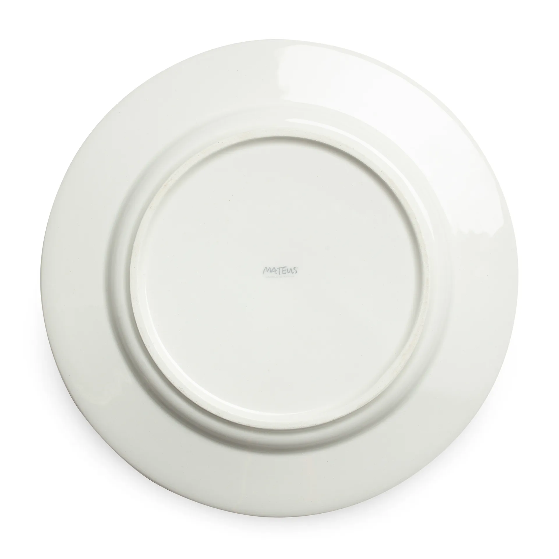 Stripes plate Ø28 cm, grey Mateus