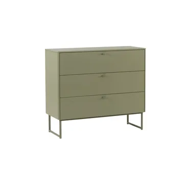 Deus chest of drawers 3 drawers - Olive grey - Mavis