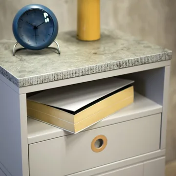 Höllviken high leg bedside table - light gray - Mavis