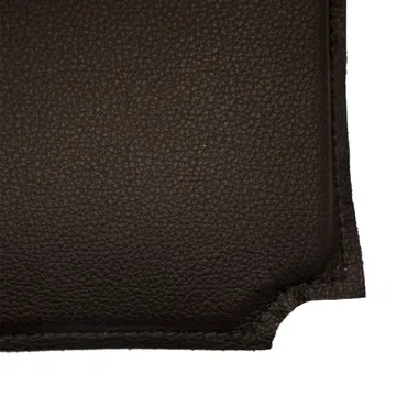 Red chair seat - leather black - Mavis