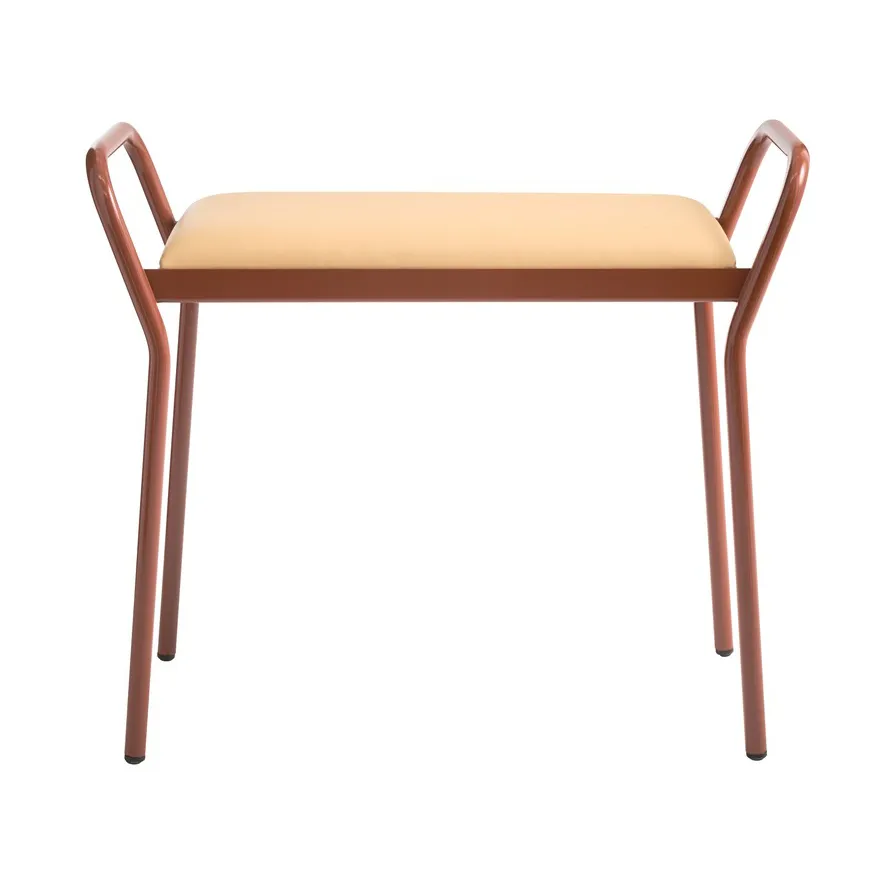 Anyone stool, Cinnamon-vegeta trace leather Maze