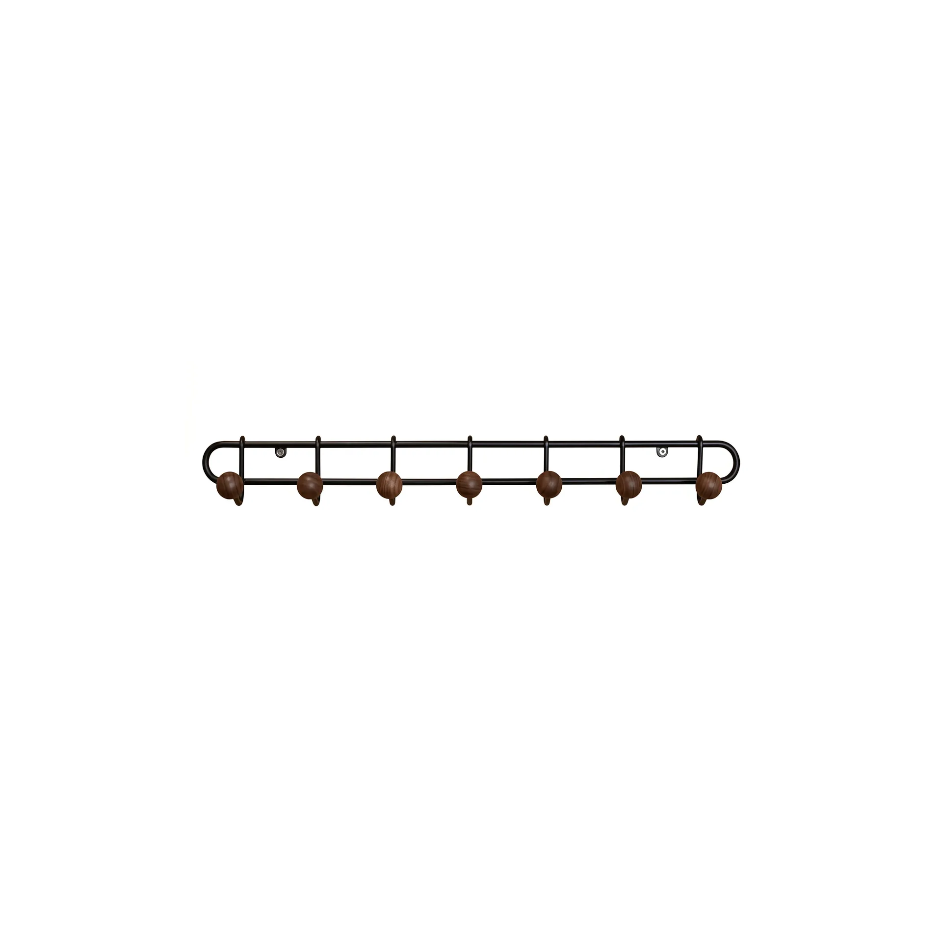 Bill Slim coat rack, Black-walnut Maze