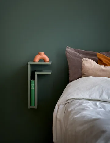 F-shelf wall shelf green grey - Shelf to right - Maze
