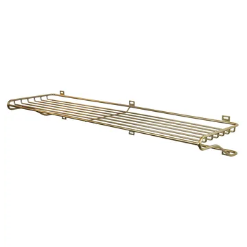 Maze shoe shelf L - brass - Maze