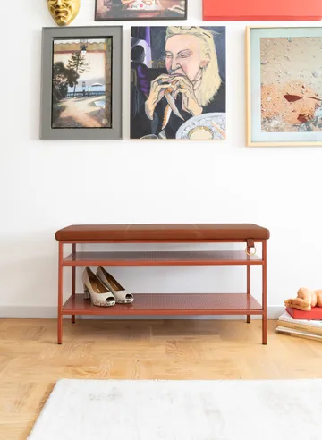 Nancy shoe shelf - Cinnamon-vintage cognac - Maze