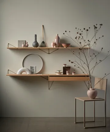 Pythagoras shelf - oak - Maze