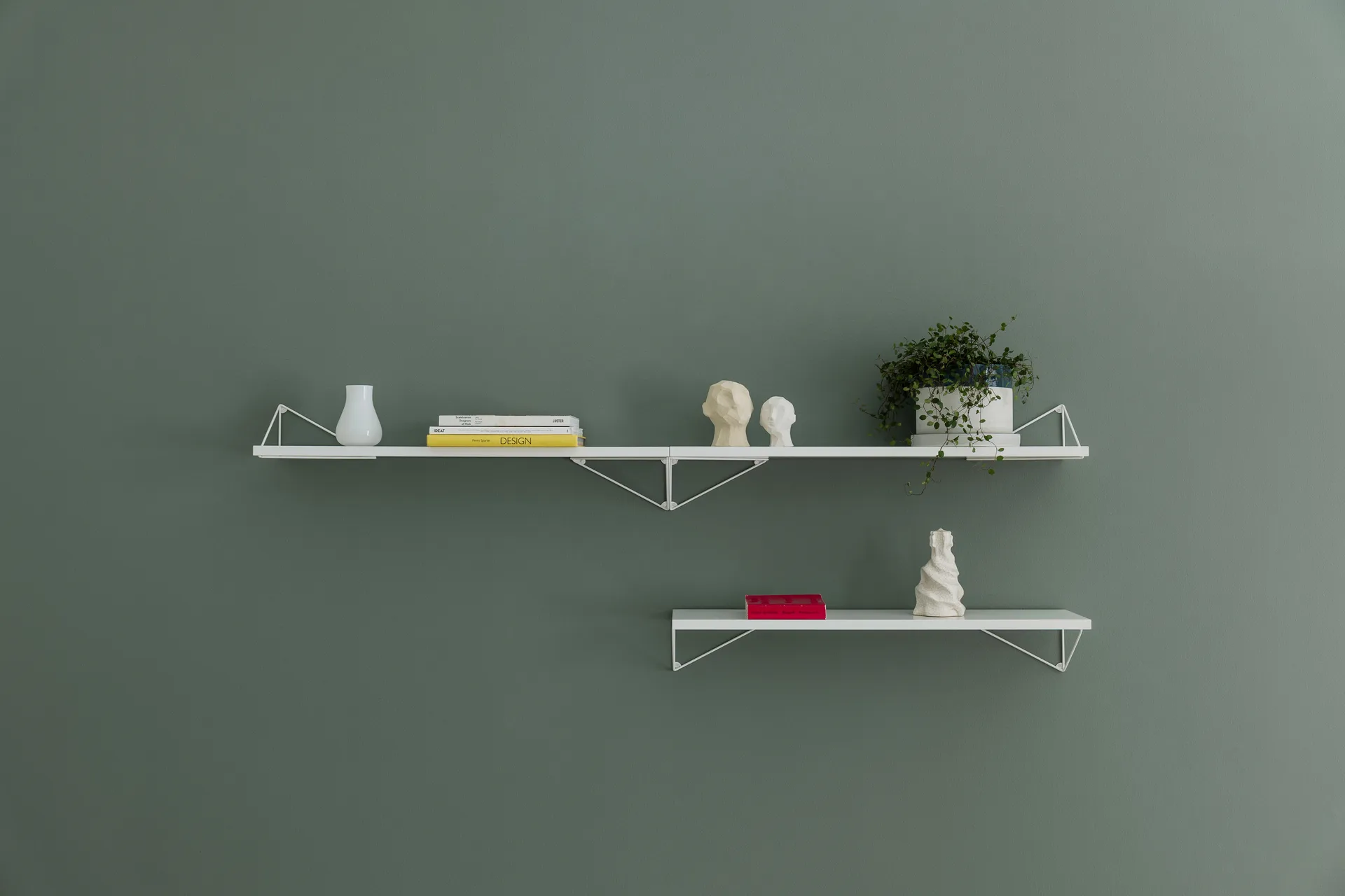 Pythagoras shelf, white Maze
