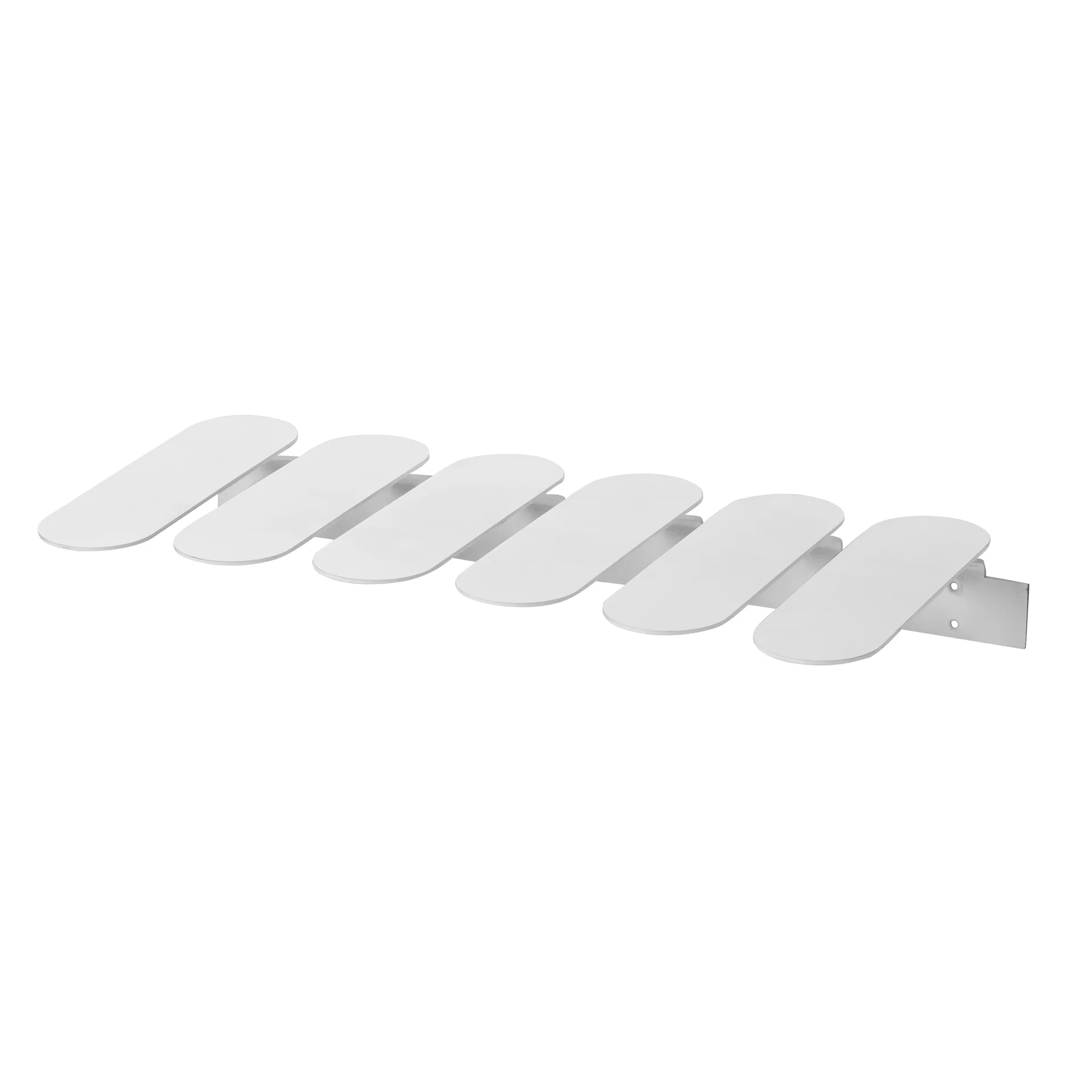 Step shoe shelf, white Maze