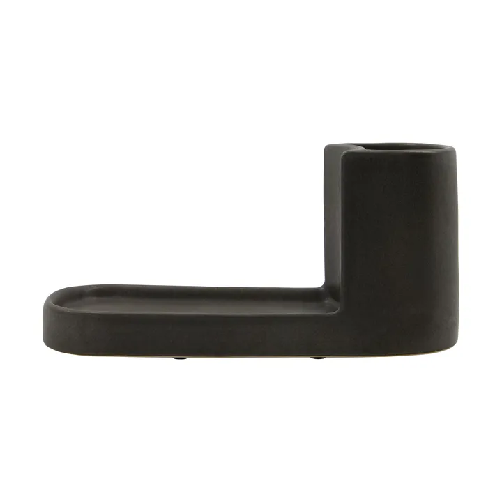 Datura brush and soap holder - Dark gray - Meraki