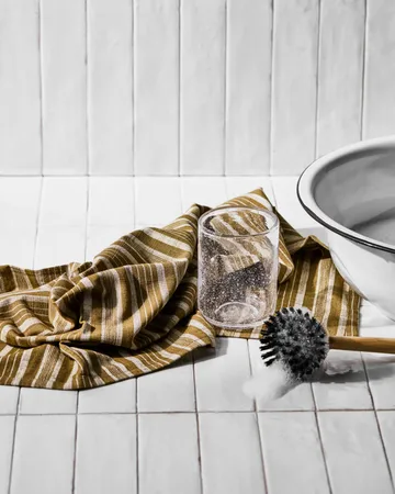 Meraki kitchen towel 50x70 cm 2-pack - Dark olive - Meraki