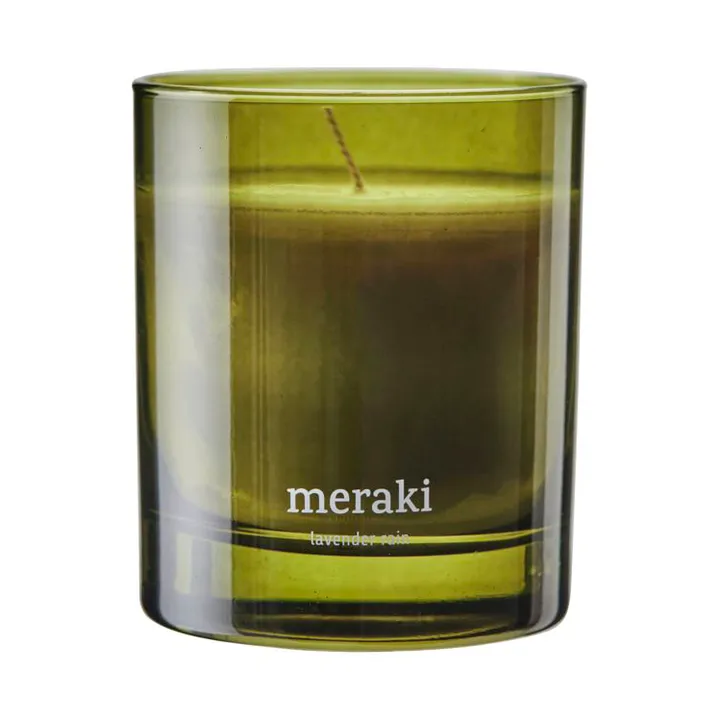 Meraki scented candle, 35 hours - Lavender rain - Meraki