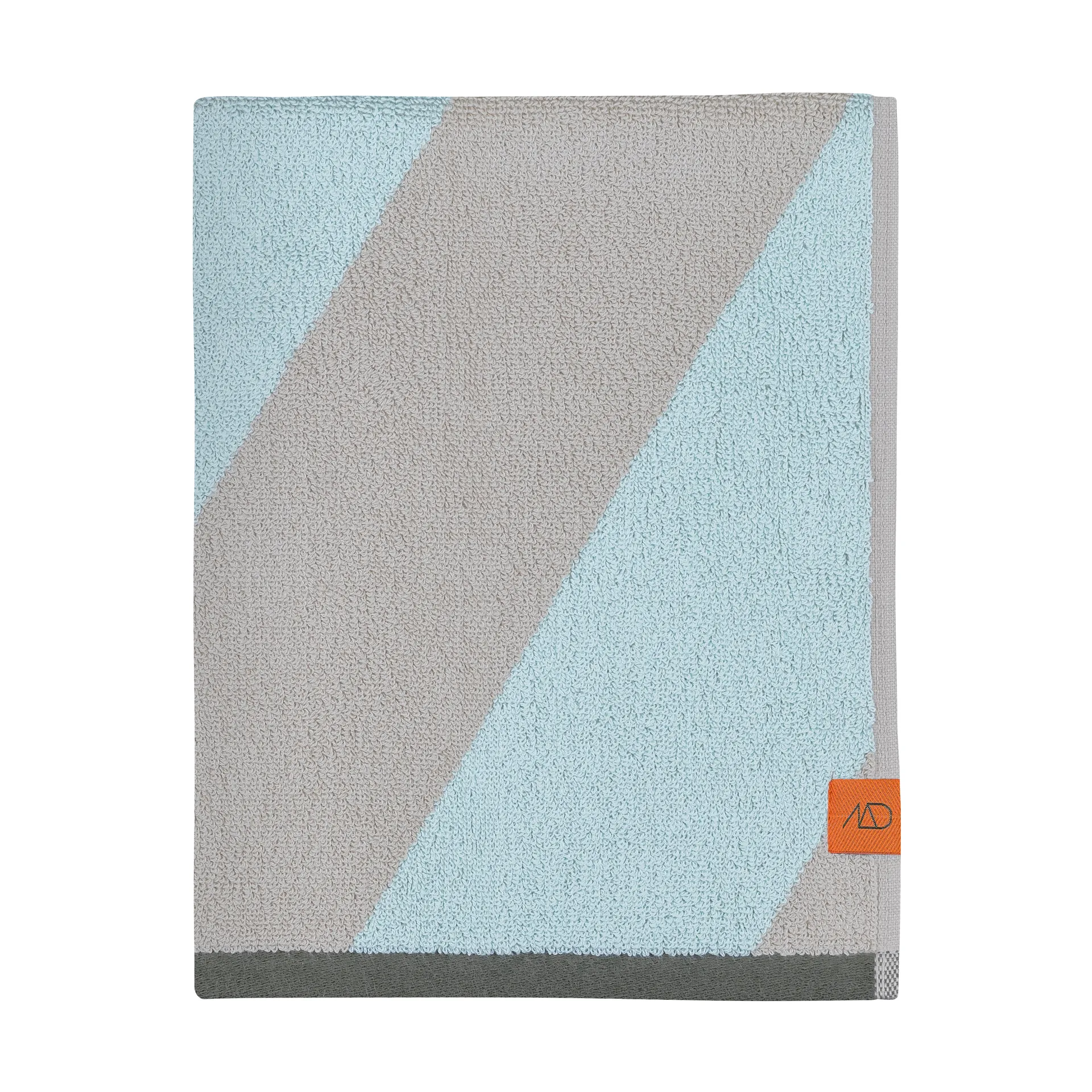 Diagonal guest towel 40x55 cm 2-pack, Mint Mette Ditmer