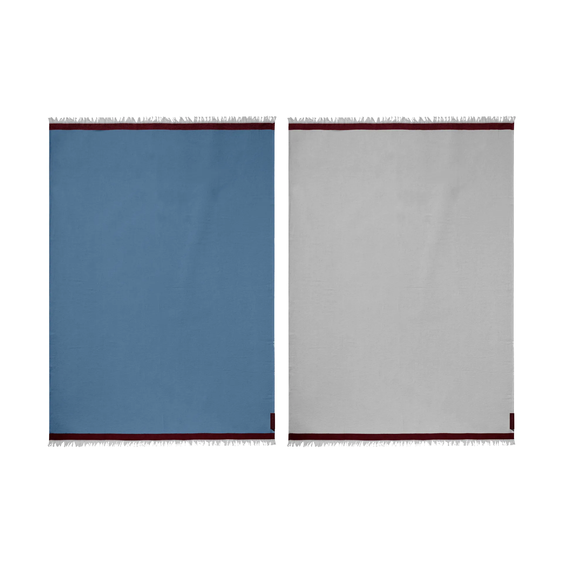 Duet throw, Blue-Beige, 130x175 cm Mette Ditmer