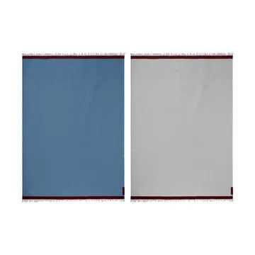 Duet throw - Blue-Beige, 130x175 cm - Mette Ditmer