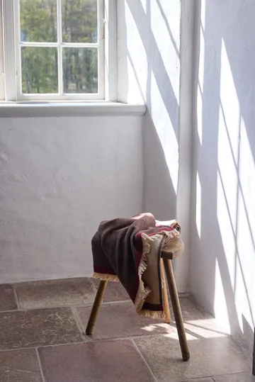 Duet throw - Brown-Beige (brown-beige), 130x175 cm - Mette Ditmer