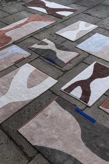 Figura mat rug - Dark olive, 70x150 cm - Mette Ditmer