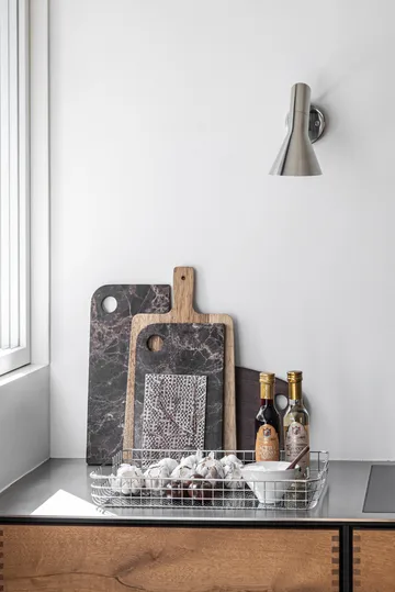 Lift serving tray 33.5x45.5 cm - Chrome - Mette Ditmer