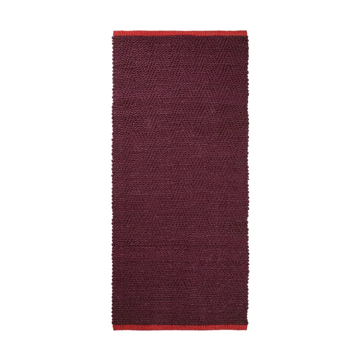Notes runner rug 70x150 cm - Wine - Mette Ditmer