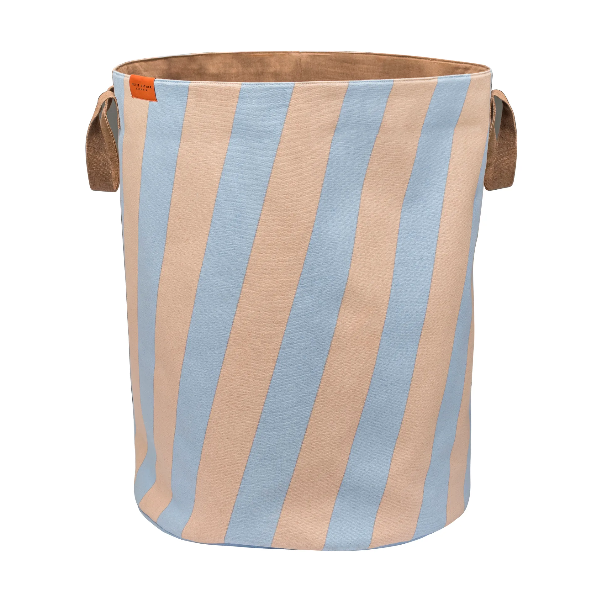 Nova Arte laundry basket 40x40x50 cm, Light blue-powder rose Mette Ditmer