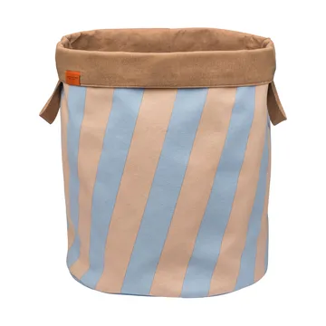 Nova Arte laundry basket 40x40x50 cm - Light blue-powder rose - Mette Ditmer