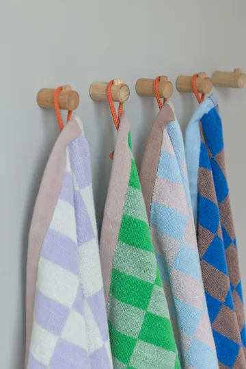 Retro towel - Classic green, 40x55 cm, 2-pack - Mette Ditmer