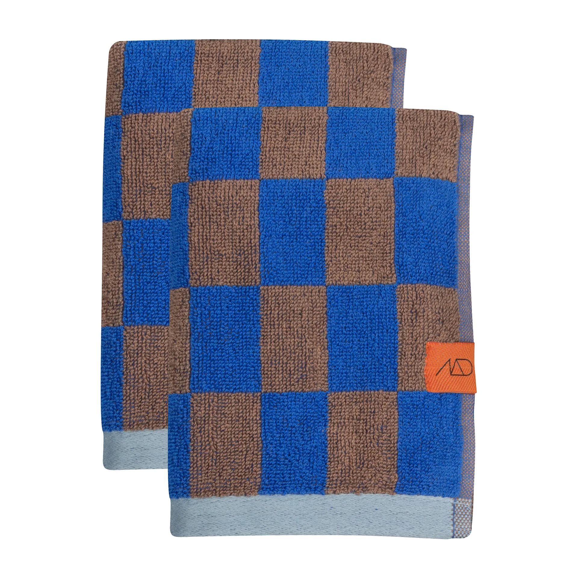 Retro towel, Cobalt, 40x55 cm, 2-pack Mette Ditmer
