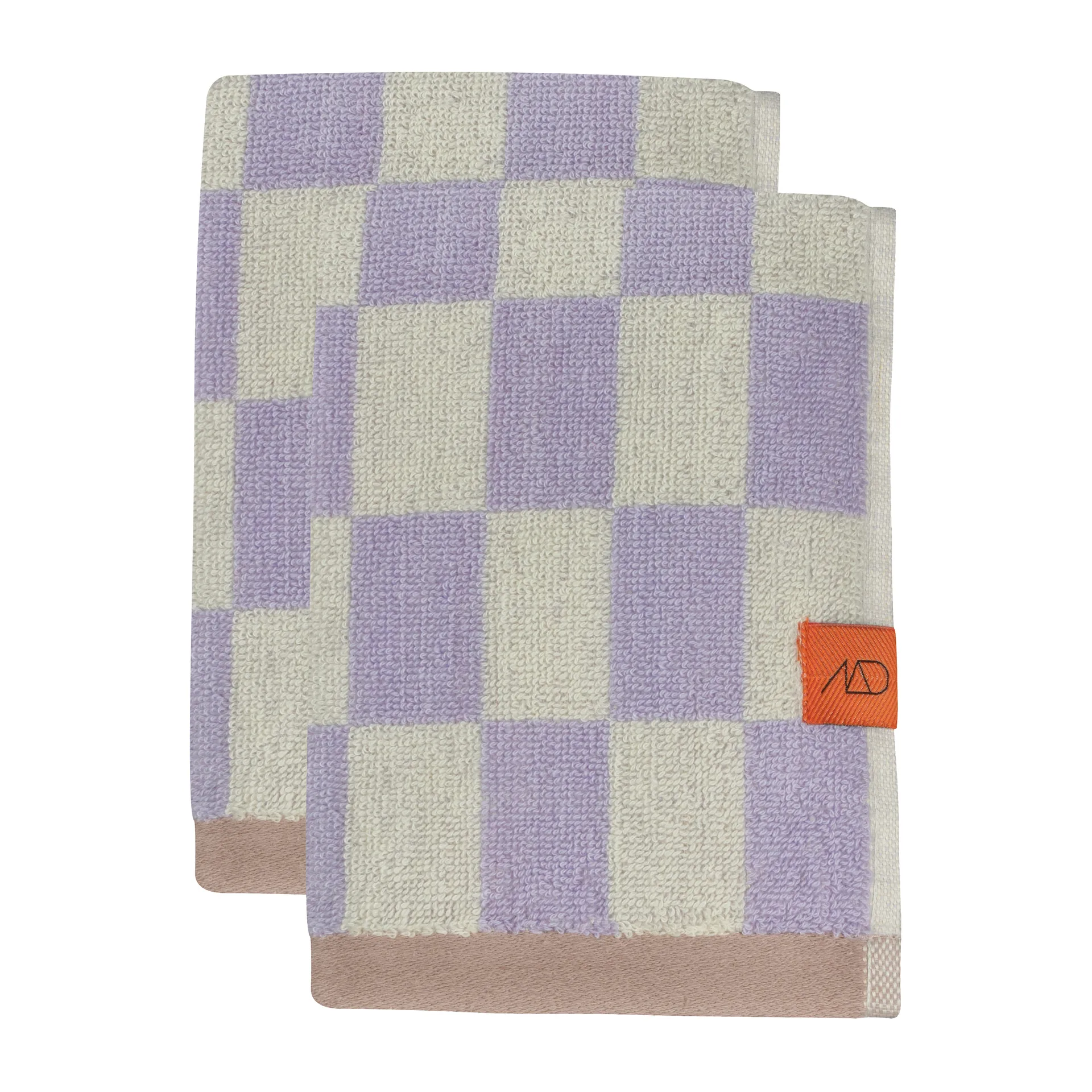 Retro towel, Lilac, 40x55 cm, 2-pack Mette Ditmer