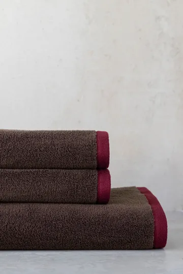 Soft bath towel 70x133 cm - Brown-sand - Mette Ditmer