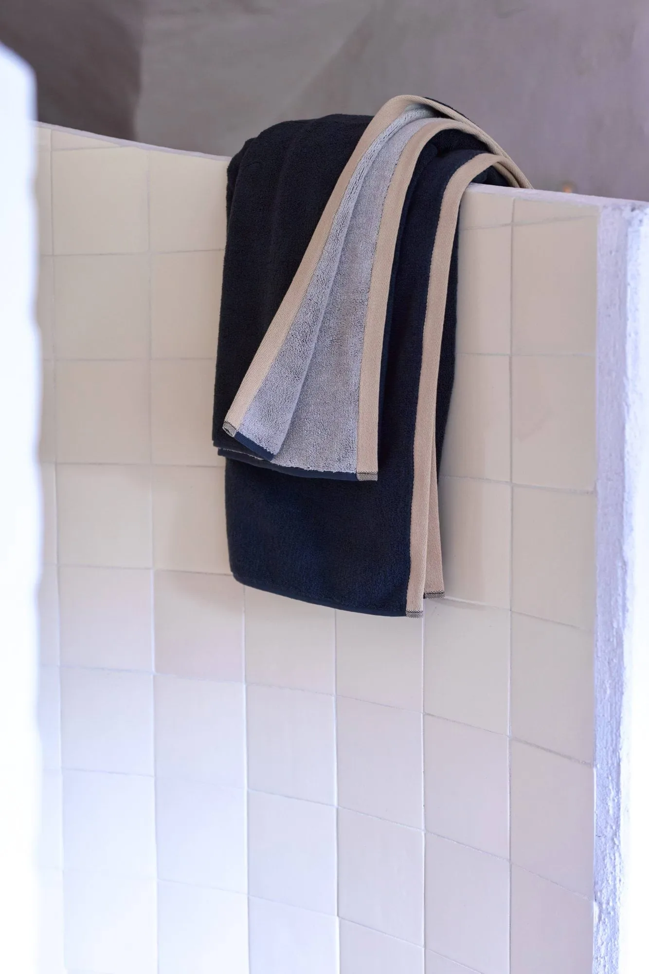 Soft towel 50x90 cm, Grey (grå), 50x90 cm Mette Ditmer
