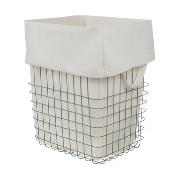 Store-it storage basket with cotton bag large - Thyme green - Mette Ditmer