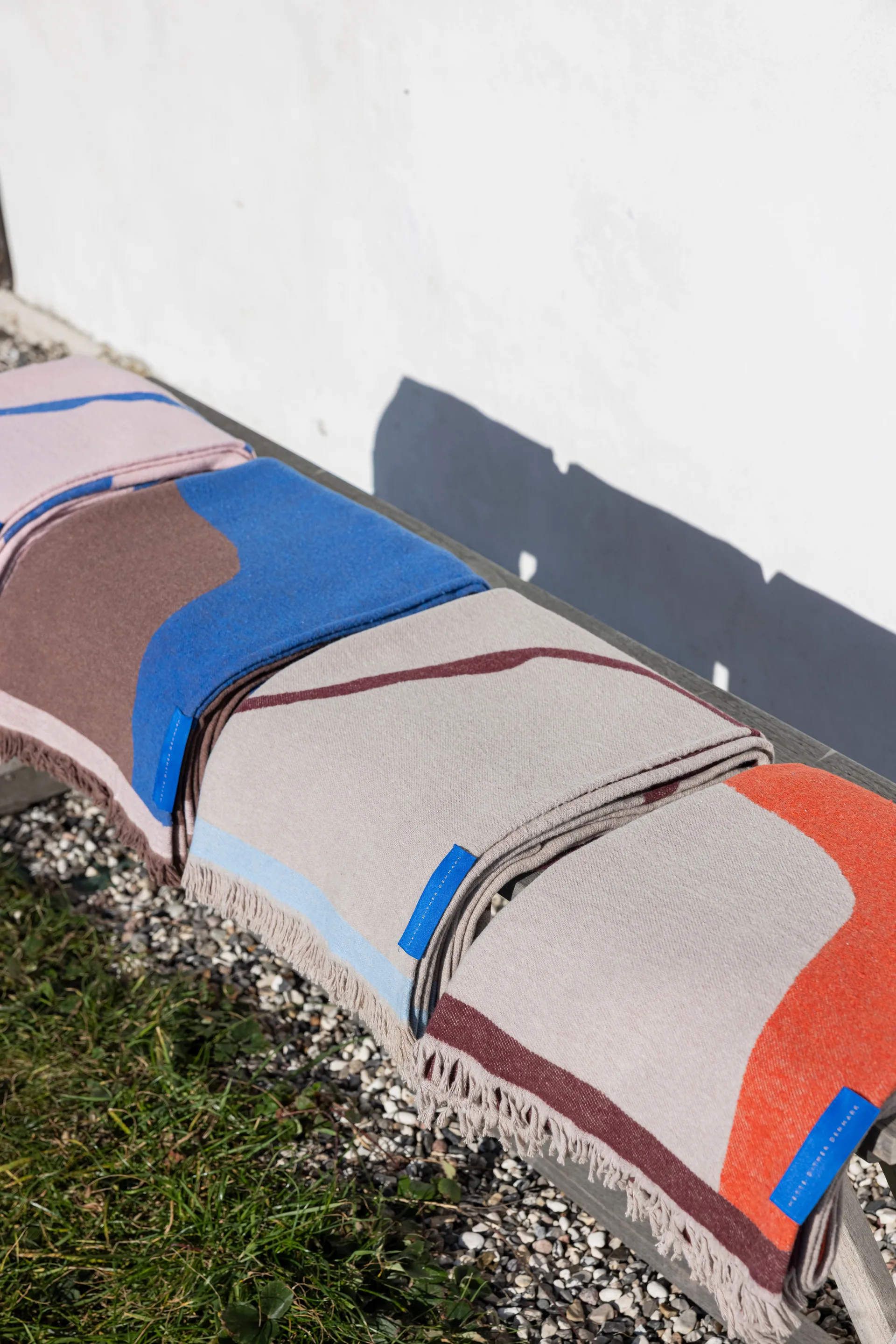 Studio throw blanket, Wine, 130x175 cm Mette Ditmer