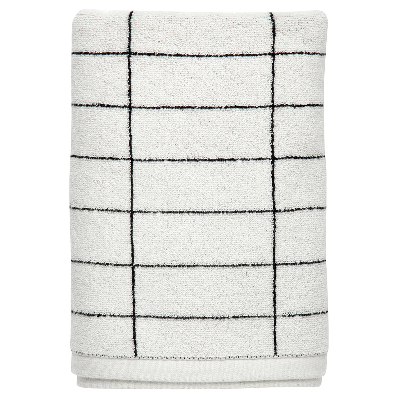 Tile Stone bath towel 70x140 cm, black-off white Mette Ditmer