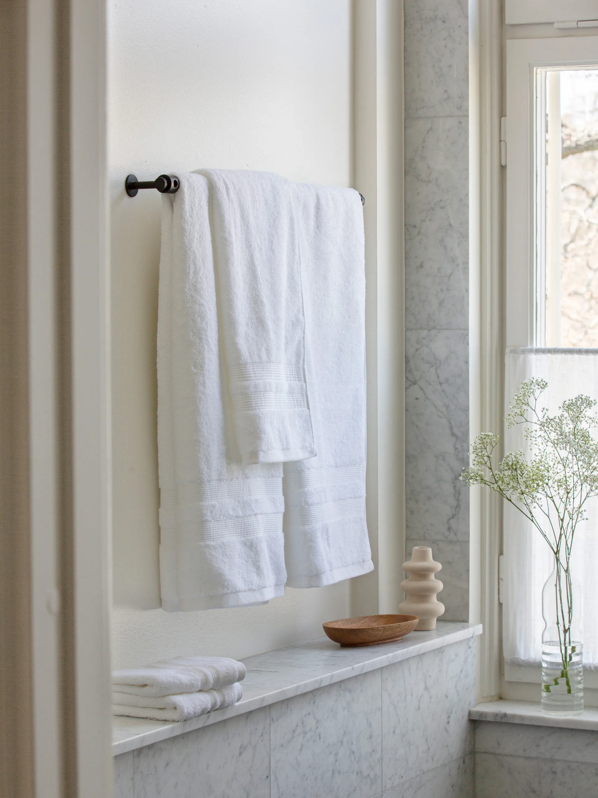Fontana towel EKO, White, 30x50 cm Mille Notti