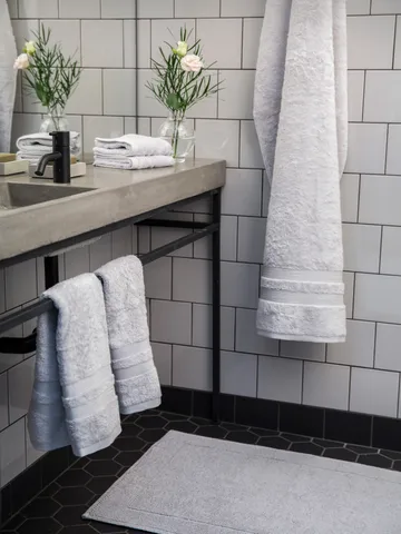 Portofino bathroom rug  - Light grey, 60x90 cm - Mille Notti