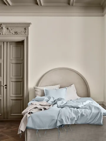 Satina plain pillowcase - Light blue, 50x90 cm - Mille Notti