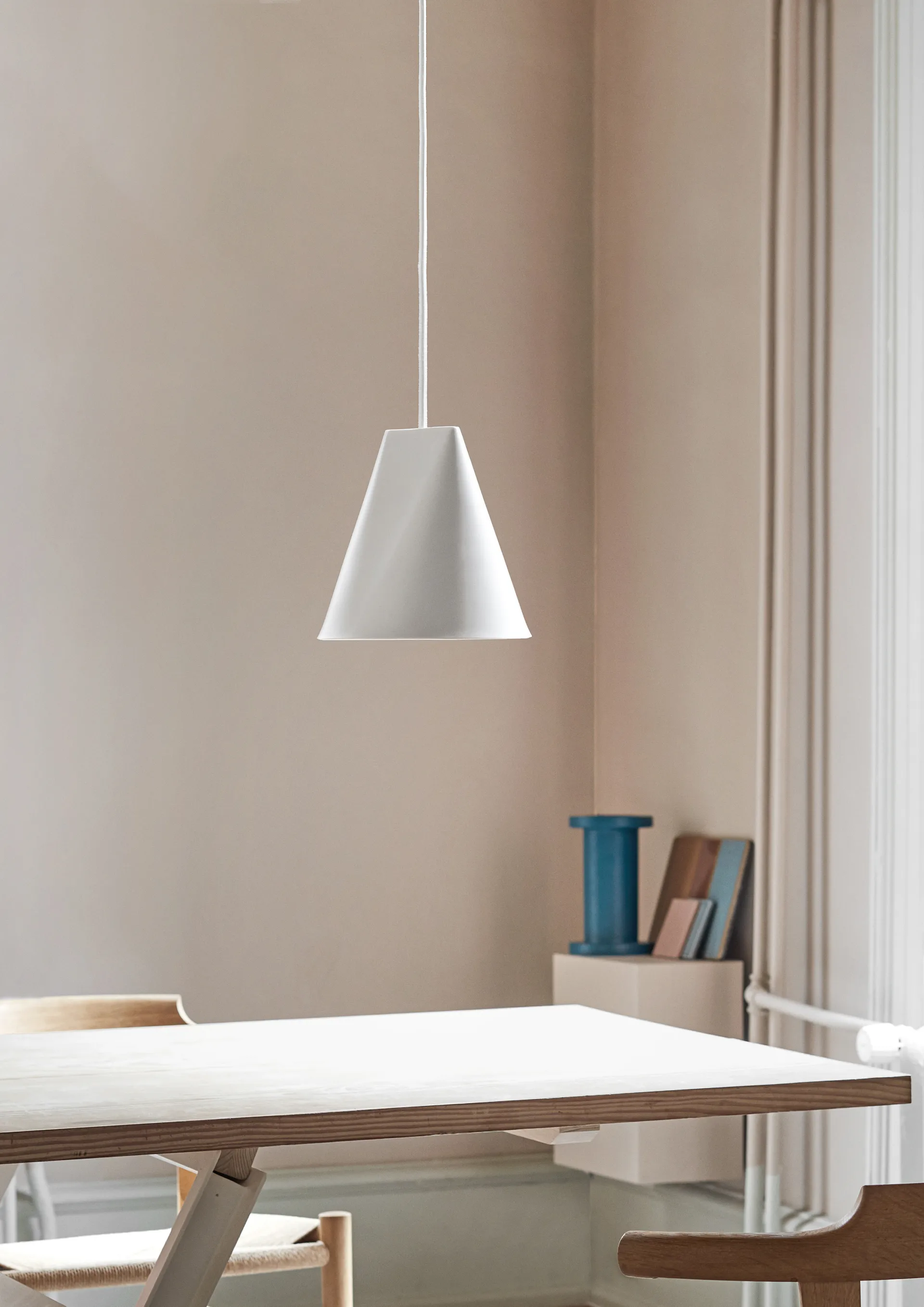 Ceiling lamp ceramic 23x23.5 cm, White MOEBE