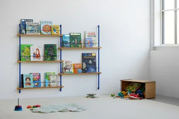 Magazine Shelving magazine rack - Black, 85x180x7 cm, MS.180.1 - MOEBE