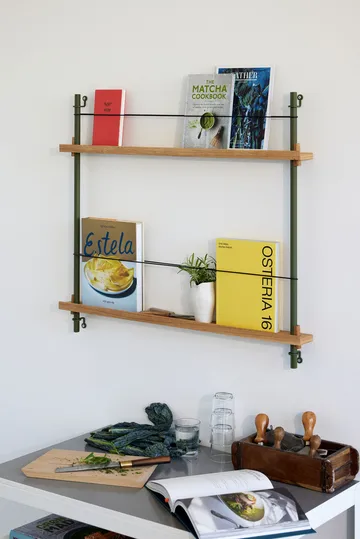 Magazine Shelving magazine rack - Black, 85x180x7 cm, MS.180.1 - MOEBE