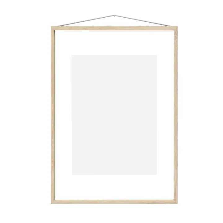 Moebe ash frame A2 44.8x61.5 cm - Transparent. Wood. Black - MOEBE