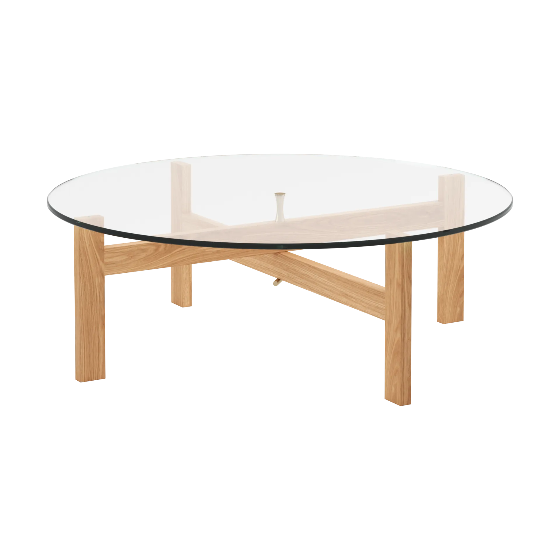 Moebe Round coffee table Ø88 cm, Oak MOEBE