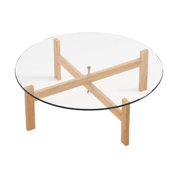 Moebe Round coffee table Ø88 cm - Oak - MOEBE