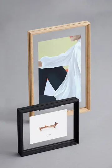 Moebe Standing Frame frame - Black-stained oak, A4 - MOEBE
