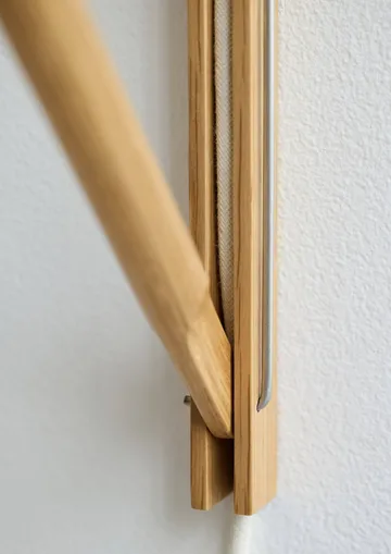 Suspended wall lamp - Oak-white - MOEBE