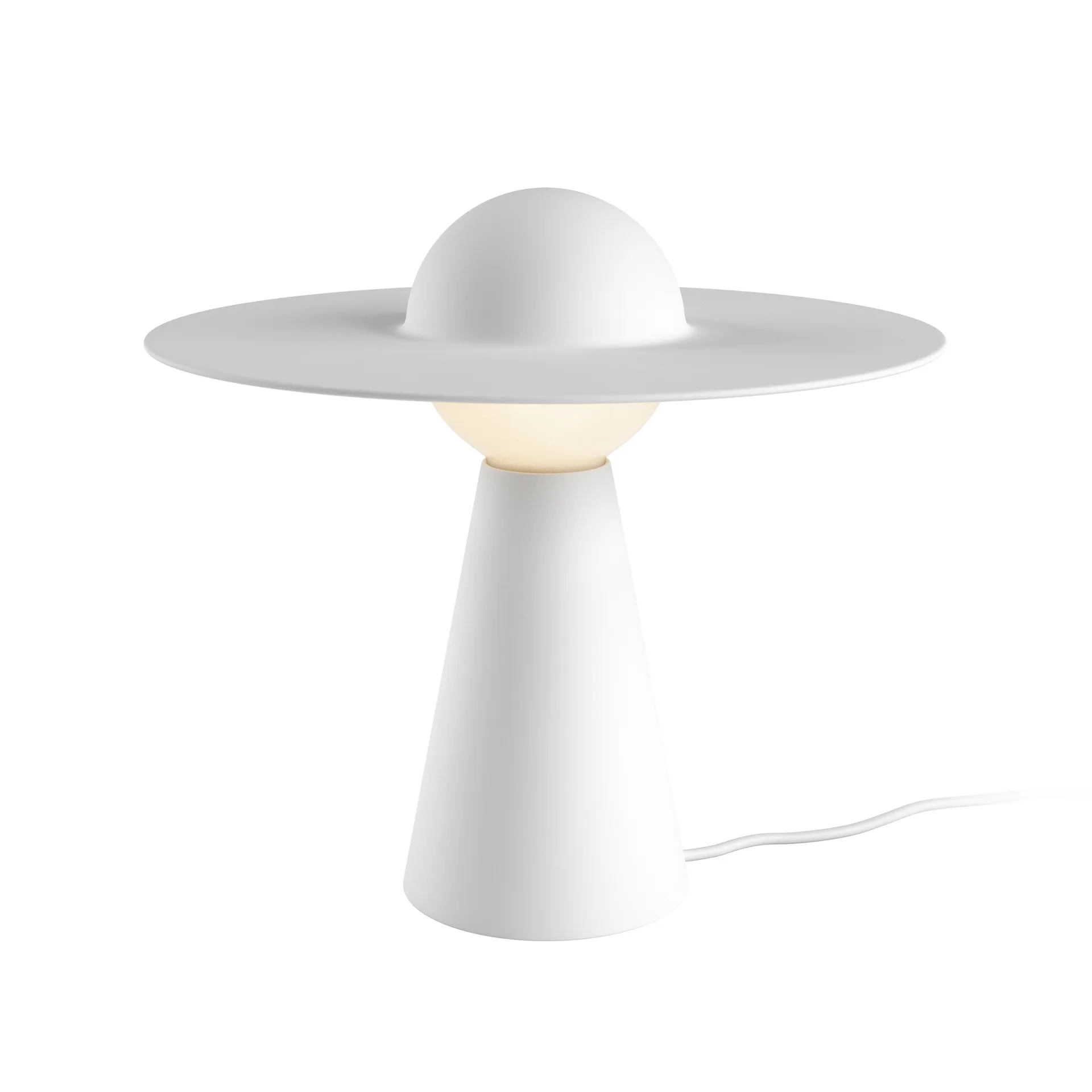 Table lamp ceramic 33x37.1 cm, White MOEBE