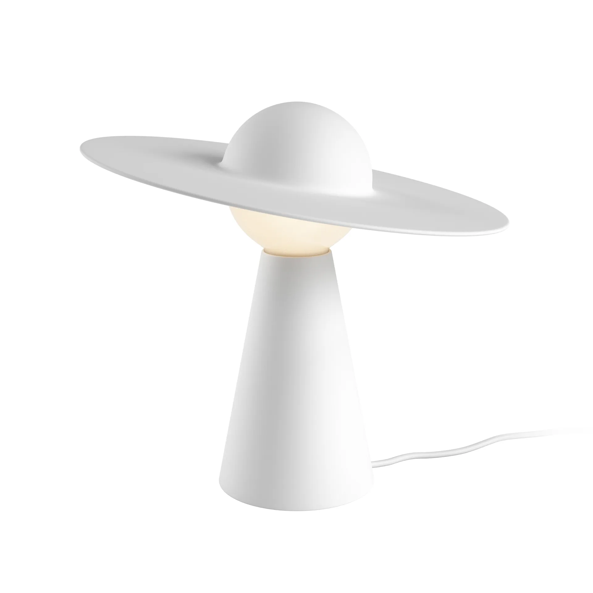 Table lamp ceramic 33x37.1 cm, White MOEBE