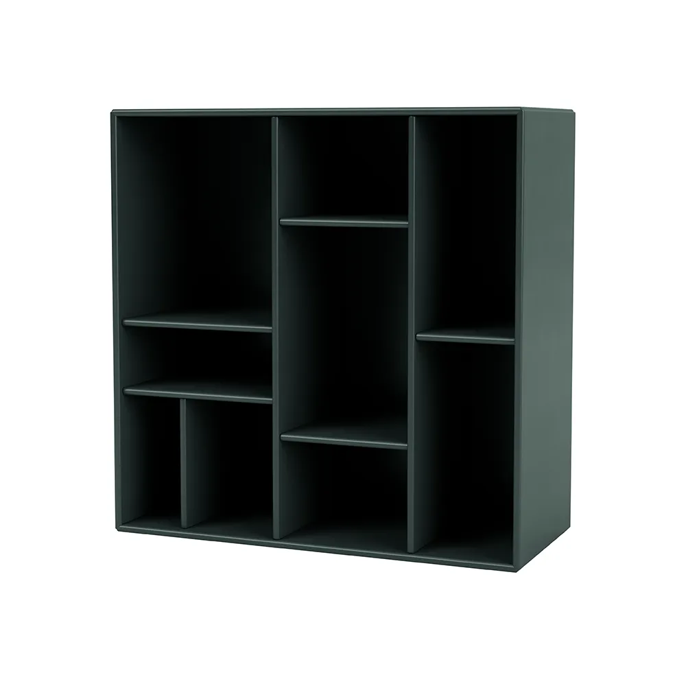 COMPILE decorative shelf 69.6x69.6 cm, Black jade 163 Montana